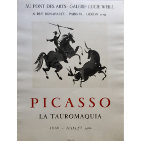 Picasso - La Tauromaquia - Affiche d'exposition